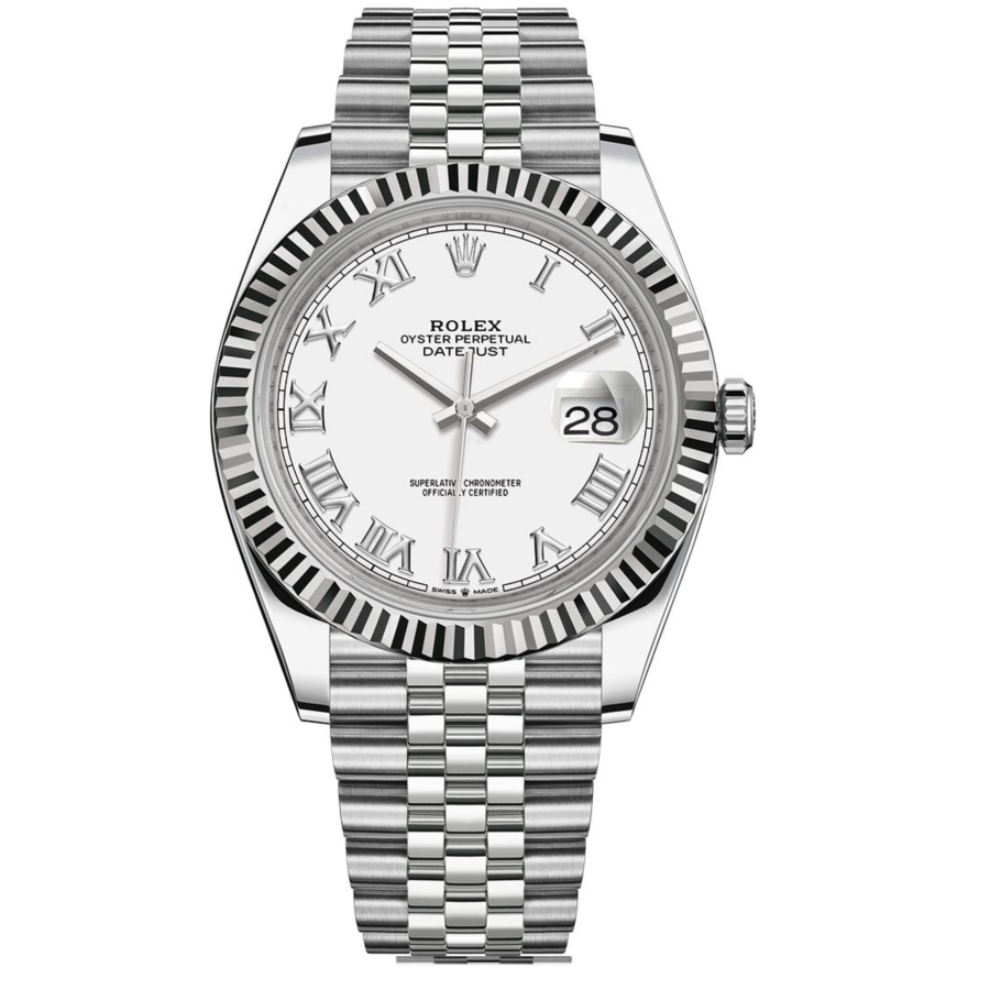 DATEJUST WHITE ROMAN